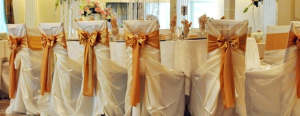 chair covers and linens